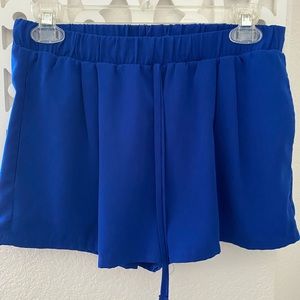 Royal blue shorts